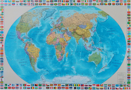 מפת עולם פוליטית בעבריתמפת עולם, מפה, מפה פוליטית, גלובוס